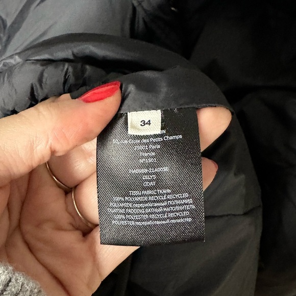 ISABEL MARANT Black Dilys Puffer Jacket 34 - Picture 5 of 5
